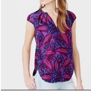 J crew silk top sz 10